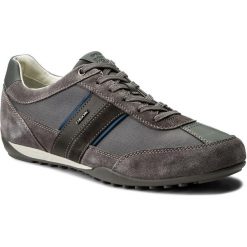 Sneakersy GEOX - U Wells C U52T5C 02211 C9002 Dk Grey. Szare sneakersy męskie Geox, na co dzień, bez wzorów, z zamszu, eleganckie, bez zapięcia. W wyprzedaży za 309,00 zł.
