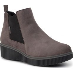 Sztyblety MEPHISTO - Emie E4207 Grey. Szare kozaki damskie Mephisto, ze skóry, bez obcasa, bez zapięcia. W wyprzedaży za 519,00 zł.