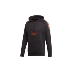 Bluzy adidas Bluza z kapturem Flock Trefoil. Czarne bluzy męskie marki Adidas, xs, bez wzorów, z kapturem, bez rękawów, z kapturem. Za 379,00 zł.