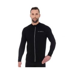 Bejsbolówki męskie: Brubeck Bluza męska active wool czarna r. M (LS13330)