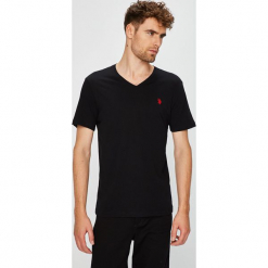 U.S. Polo - T-shirt. Szare koszulki polo męskie marki U.S. Polo, l, z bawełny. W wyprzedaży za 139,90 zł.