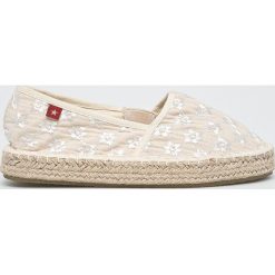 Big Star - Espadryle. Brązowe espadryle damskie marki BIG STAR, z haftami, z gumy, bez obcasa, na platformie. W wyprzedaży za 69,90 zł.