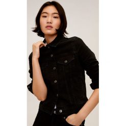 Mango - Kurtka jeansowa Vicky. Szare kurtki damskie Mango, s, bez wzorów, z elastanu, krótkie. W wyprzedaży za 111,90 zł.