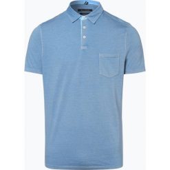 Marc O'Polo - Męska koszulka polo, niebieski. Niebieskie koszulki męskie Marc O'Polo, m, w paski, z bawełny, bez rękawów. Za 299,95 zł.