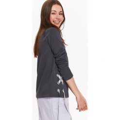 Bluzy damskie: BLUZA NIEROZPINANA DAMSKA GŁADKA