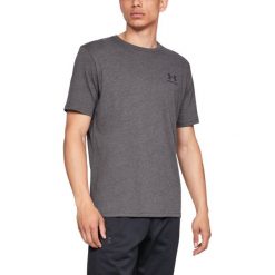 Under Armour Sportstyle Koszulka Szary. Szare podkoszulki męskie Under Armour, xl, bez wzorów, z bawełny, bez kołnierzyka, z krótkim rękawem, krótkie. Za 119,95 zł.