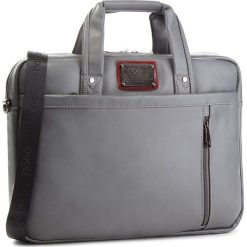 Torba na laptopa NOBO - NBAG-F0522-C019 Szary. Szare torby męskie skórzane Nobo, bez wzorów, ze skóry ekologicznej. W wyprzedaży za 159,00 zł.