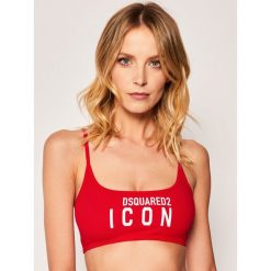 Biustonosz top Dsquared2 Underwear D8RG33080. Czerwone biustonosze Dsquared2 Underwear, bez wzorów. W wyprzedaży za 219,00 zł.