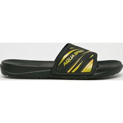 Aqua Speed - Klapki. Niebieskie kapcie męskie marki Aqua-Speed, bez wzorów, z materiału. Za 49,90 zł.