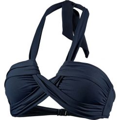 Biustonosz bikini w kolorze granatowym. Niebieskie biustonosze Najlepsze stroje na plażę, z materiału. W wyprzedaży za 125,95 zł.