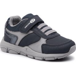 Sneakersy GEOX - J N. Torque B. A J947NA 0CE54 C0661 S Navy/Grey. Niebieskie trampki chłopięce Geox, bez wzorów, ze skóry ekologicznej, na rzepy. W wyprzedaży za 149,00 zł.