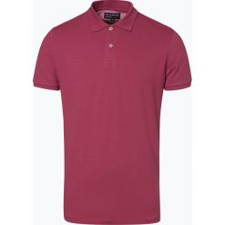 Nils Sundström - Męska koszulka polo, różowy. Różowe koszulki męskie marki Nils Sundström, s, bez wzorów, bez rękawów. Za 119,95 zł.