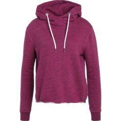 Bluzy damskie: Superdry LUXE EDITION CROPPED Bluza z kapturem winter pink jaspe