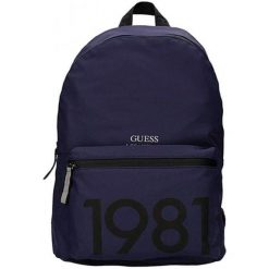 Guess Plecak Unisex Ciemnoniebieski Hm6115Nyl73Blt. Czarne plecaki damskie Guess, z aplikacjami. Za 449,00 zł.
