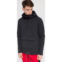 Bejsbolówki męskie: Bluza męska BLM205 – szary melanż