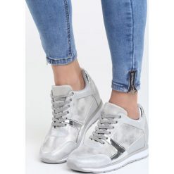 Sneakersy damskie: Szare Sneakersy Heavy Dance