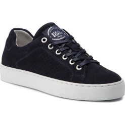 Sneakersy BULLBOXER - 962065E5C Navy. Niebieskie półbuty damskie Bullboxer, ze skóry. W wyprzedaży za 179,00 zł.
