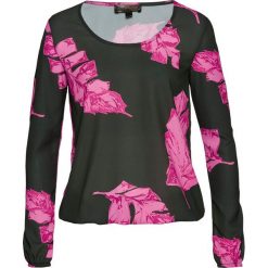 Tunika bonprix nocny oliwkowy - różowa magnolia z nadrukiem. Zielone tuniki damskie bonprix, z nadrukiem. Za 99,99 zł.