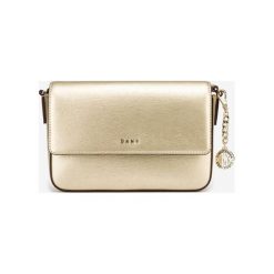 DKNY Bryant Medium Cross body bag Żółty. Żółte torebki klasyczne damskie DKNY, w paski, ze skóry, bez dodatków. Za 740,95 zł.