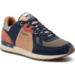 Sneakersy Pepe Jeans Tinker Pro PMS30594. Niebieskie sneakersy męskie Pepe Jeans, bez zapięcia. W wyprzedaży za 269,00 zł.