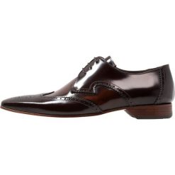 Buty wizytowe męskie: Jeffery West ESCOBAR 3 EYE WINGCAP DERBY Eleganckie buty dark brown/mid brown