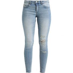 JDY JDYSKINNY FLORA ANKLE Jeans Skinny Fit light blue denim. Niebieskie jeansy damskie relaxed fit marki JDY, z bawełny. Za 149,00 zł.