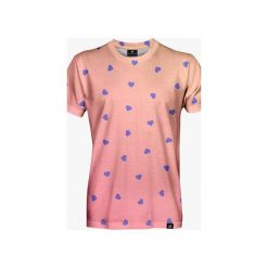 Ombre Hearts men's t-shirt. Różowe t-shirty męskie Mars from venus, s, bez wzorów, bez kołnierzyka. Za 101,40 zł.