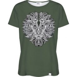 Colour Pleasure Koszulka damska CP-030 208 zielona r. XL/XXL. Zielone bluzki damskie marki Colour pleasure, xl. Za 70,35 zł.