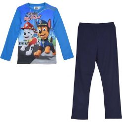Piżama "Paw Patrol" w kolorze niebieskim. Niebieskie bielizna chłopięca Paw Patrol, Disney, Star Wars & Co., z nadrukiem, z bawełny. W wyprzedaży za 35,95 zł.