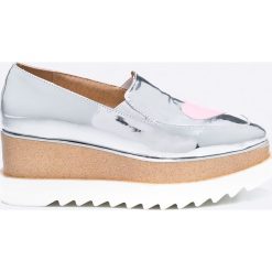 Public Desire - Półbuty. Szare półbuty damskie marki Public Desire, z materiału. W wyprzedaży za 89,90 zł.