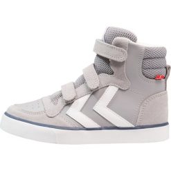 Hummel STADIL Tenisówki i Trampki wysokie alloy. Szare trampki męskie Hummel, ze skóry. Za 299,00 zł.