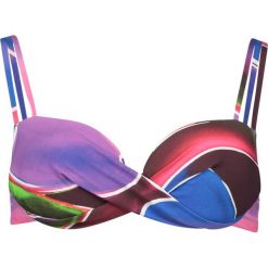 Biustonosz bikini "Alanya" w kolorze fioletowo-niebieskim. Niebieskie stroje kąpielowe dwuczęściowe damskie marki Lisca, z materiału. W wyprzedaży za 78,95 zł.