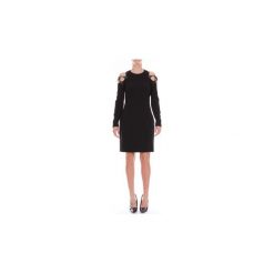 Sukienki krótkie Moschino A04575524. Czarne sukienki damskie MOSCHINO, bez wzorów, bez kołnierzyka, z krótkim rękawem, krótkie, mini. Za 2544,03 zł.