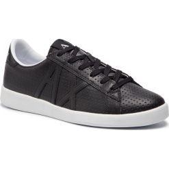 Sneakersy ARMANI EXCHANGE - XUX016 XCC03 K001 Black/Black. Czarne sneakersy męskie marki Armani Exchange, na co dzień, bez wzorów, ze skóry ekologicznej, eleganckie, bez zapięcia. Za 539,00 zł.