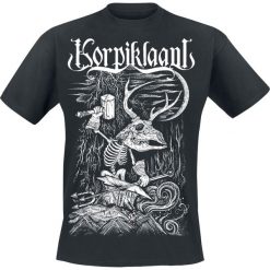 Korpiklaani Blacksmith T-Shirt czarny. Czarne t-shirty męskie Korpiklaani, l, z nadrukiem, z okrągłym kołnierzem. Za 74,90 zł.