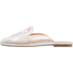Klapki damskie: Head over Heels by Dune GEO Klapki silvermetallic