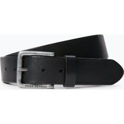 BOSS Casual - Męski pasek skórzany – Jeek, czarny. Czarne paski męskie marki BOSS Casual, w paski, ze skóry, casualowe. Za 229,95 zł.