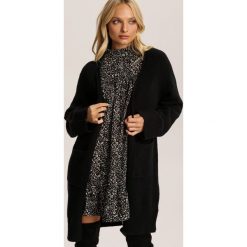 Czarny Kardigan Glysraya. Czarne swetry damskie Renee, s, bez wzorów, bez rękawów, bez kaptura. Za 169,99 zł.