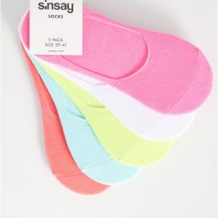 Kolorowe balerinki - Wielobarwny. Baleriny damskie Sinsay, bez wzorów, bez obcasa. W wyprzedaży za 9,99 zł.