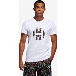 Adidas Originals Harden Logo Koszulka Biały. Białe podkoszulki męskie adidas Originals, s, z nadrukiem, z bawełny, z krótkim rękawem. Za 154,95 zł.