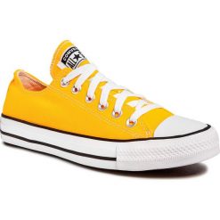 Trampki CONVERSE - Ctas Ox 167235C Laser Orange. Żółte trampki i tenisówki damskie Converse, bez wzorów, z gumy, bez zapięcia. Za 279,00 zł.