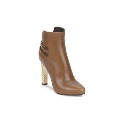 Botki Roberto Cavalli WDS229. Brązowe botki damskie marki Roberto Cavalli. Za 2535,20 zł.