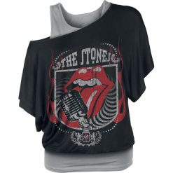 Bluzki damskie: The Rolling Stones 40 Licks Koszulka damska czarny/szary