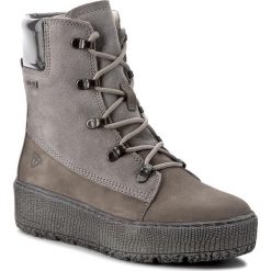 Botki TAMARIS - 1-26730-39 Grey Comb 221. Szare botki damskie skórzane marki Tamaris, na obcasie. W wyprzedaży za 279,00 zł.