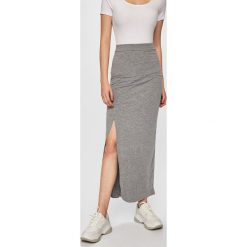 Answear - Spódnica. Szare spódniczki damskie ANSWEAR, na co dzień, s, bez wzorów, z elastanu, casualowe, mini, proste. W wyprzedaży za 59,90 zł.