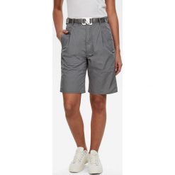 G-Star Raw - Szorty. Szare szorty damskie G-Star RAW, w paski, z bawełny, retro, z podwyższonym stanem. Za 419,90 zł.
