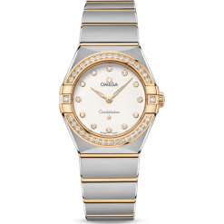 ZEGAREK OMEGA Constellation 131.25.28.60.52.002. Szare zegarki damskie OMEGA, złote. Za 32800,00 zł.