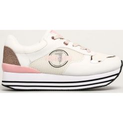 Trussardi Jeans - Buty. Czarne buty sportowe damskie Trussardi Jeans, bez wzorów, z jeansu, sportowe. Za 599,90 zł.