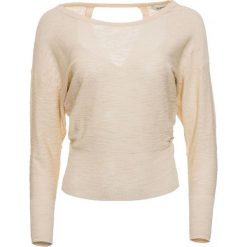Pepe Jeans sweter damski Marga S beżowy. Brązowe swetry damskie Pepe Jeans, s, bez wzorów, z jeansu, bez rękawów, bez kaptura. W wyprzedaży za 289,00 zł.