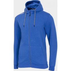 Bluza męska BLM602 - niebieski - Outhorn. Niebieskie bluzy męskie Outhorn, m, bez wzorów, z kapturem, bez rękawów, bez kaptura. W wyprzedaży za 99,99 zł.